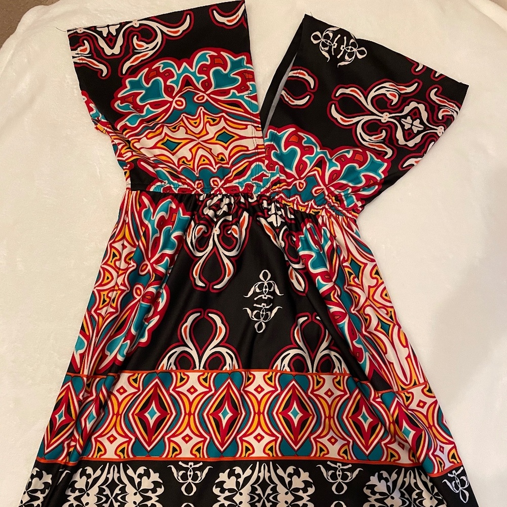 Straight style summer dress s-m